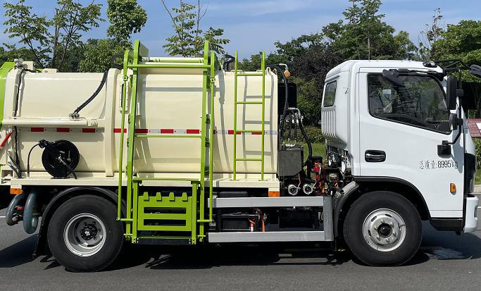 東風凱普特6方純電動高端餐廚垃圾車圖片2